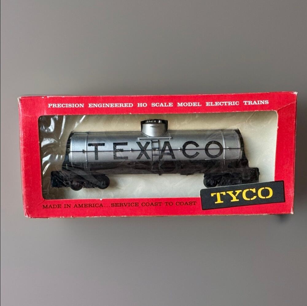 Vintage TYCO HO Scale Texaco Tank Car T315A:279 w/ Original Box Made USA